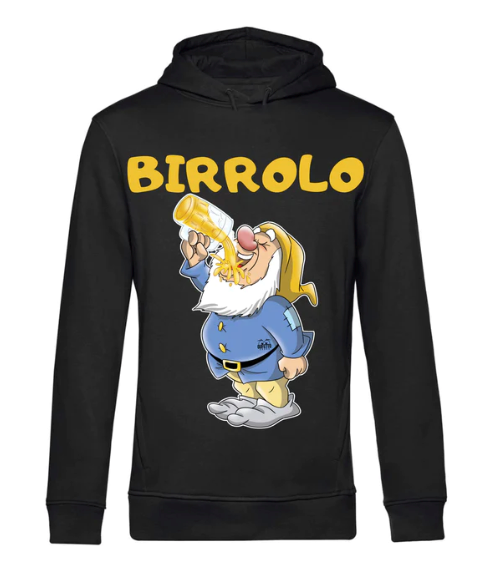 Felpa cappuccio Nera Donna Birrolo Outlet - Gufetto Brand 