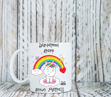 Tazza Lasciatemi stare... Unicorn