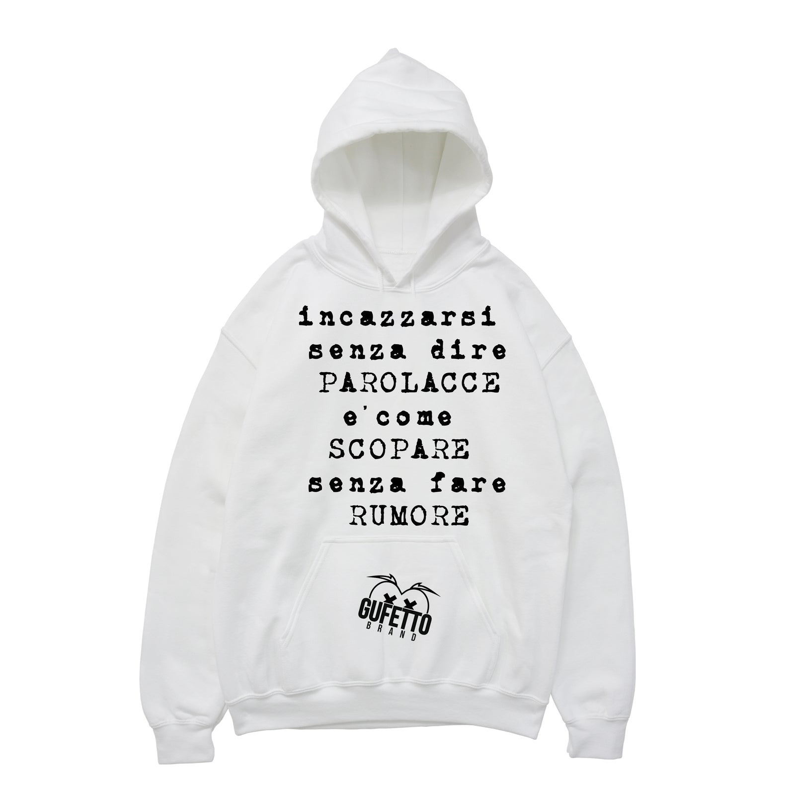 Felpa donna Incazzarsi ( A532 ) - Gufetto Brand 