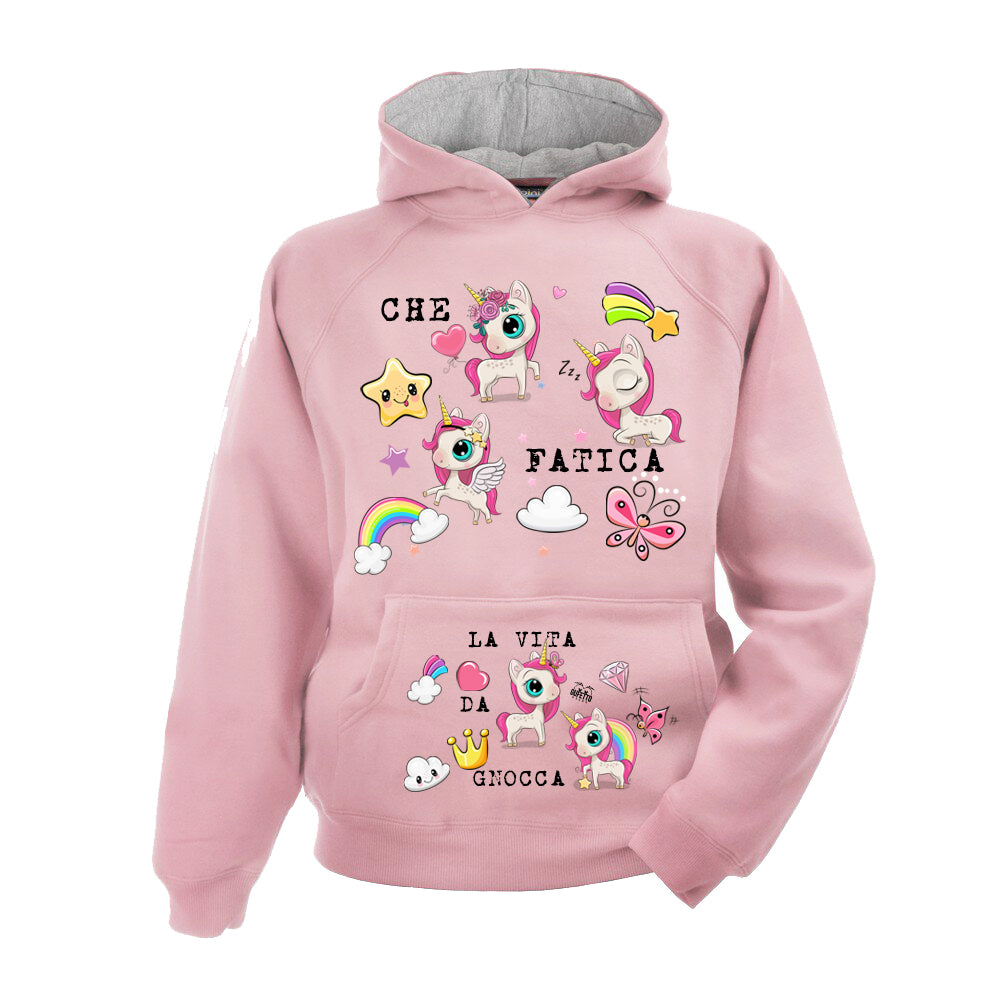 Felpa PINK Gnocca ( C972 ) - Gufetto Brand 