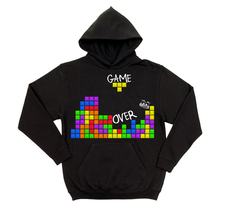 Felpa donna  GAME OVER ( A476 ) - Gufetto Brand 
