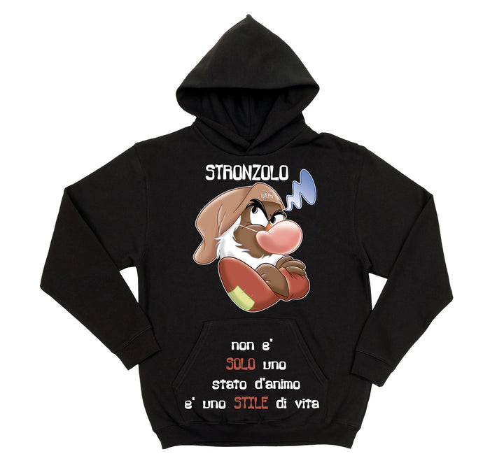 Felpa uomo STRONZOLO - Gufetto Brand 