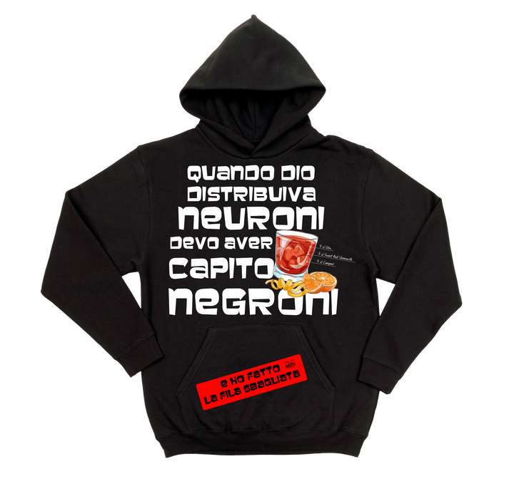 Felpa uomo Negroni - Gufetto Brand 