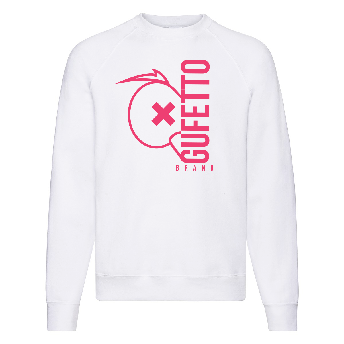 Felpa donna Gufetto Brand Fluo Rosa - Gufetto Brand 