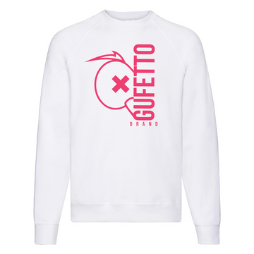 Felpa uomo Gufetto Brand Fluo Rosa