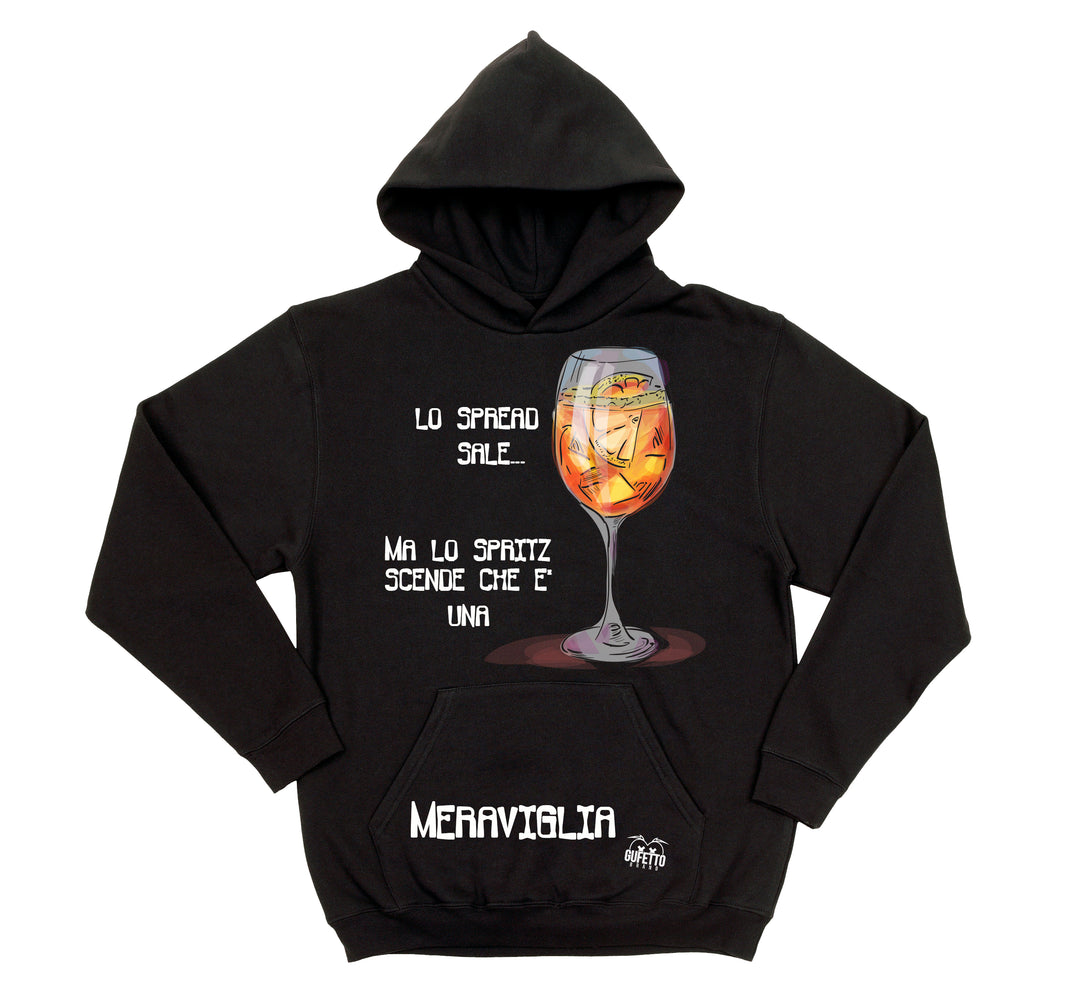 Felpa donna SPREAD ( Y489 ) - Gufetto Brand 