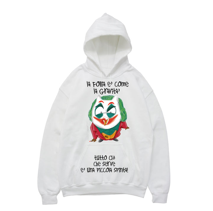 Felpa donna Gufetto Joker ( H501 ) - Gufetto Brand 