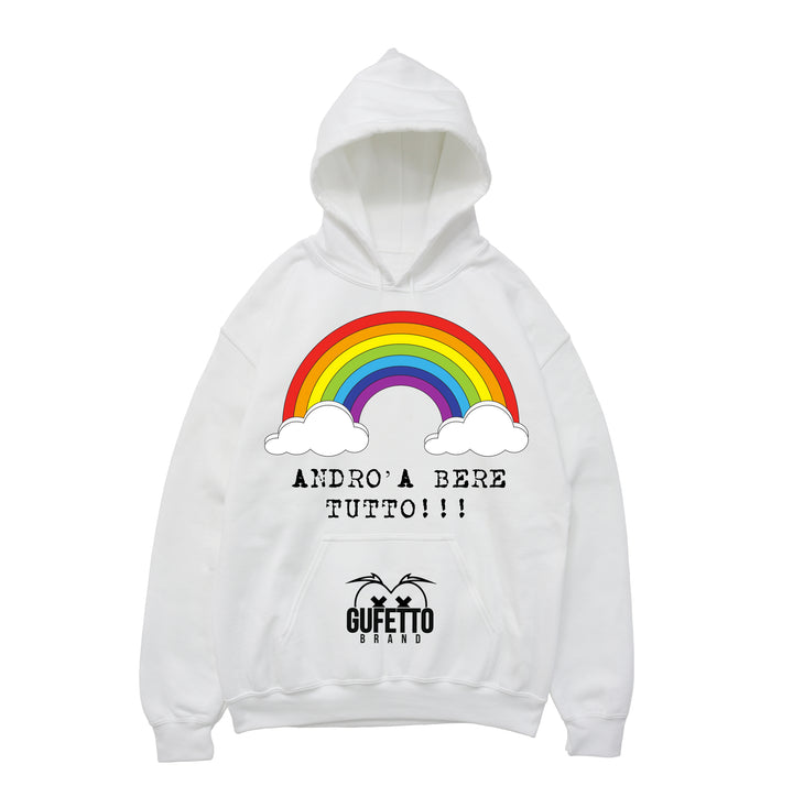 Felpa donna Andrò a Bere Tutto ( K951 ) - Gufetto Brand 