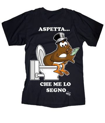 T-shirt Uomo Aspetta ( K228 )
