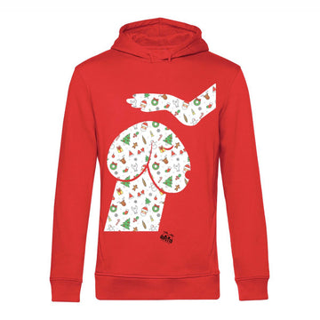 Felpa donna Rossa IL MIO CAXXO DI NATALE ( N49563 )