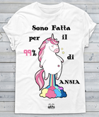 T-shirt Donna Sono Fatta Unicorn - Gufetto Brand 