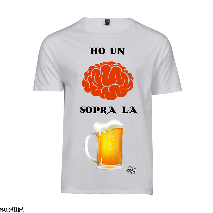 T-shirt Uomo Cervello ( B203 ) - Gufetto Brand 