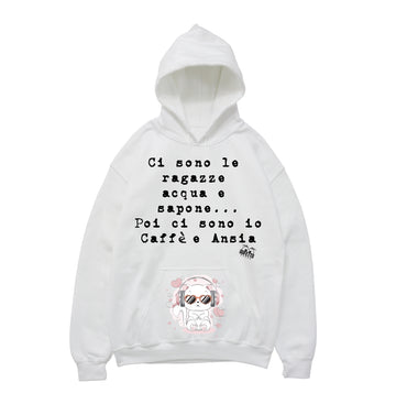 Felpa donna Caffè e Ansia ( J961 )
