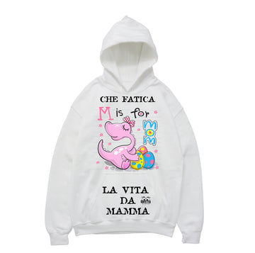 Felpa donna MAMMA ( L830 )