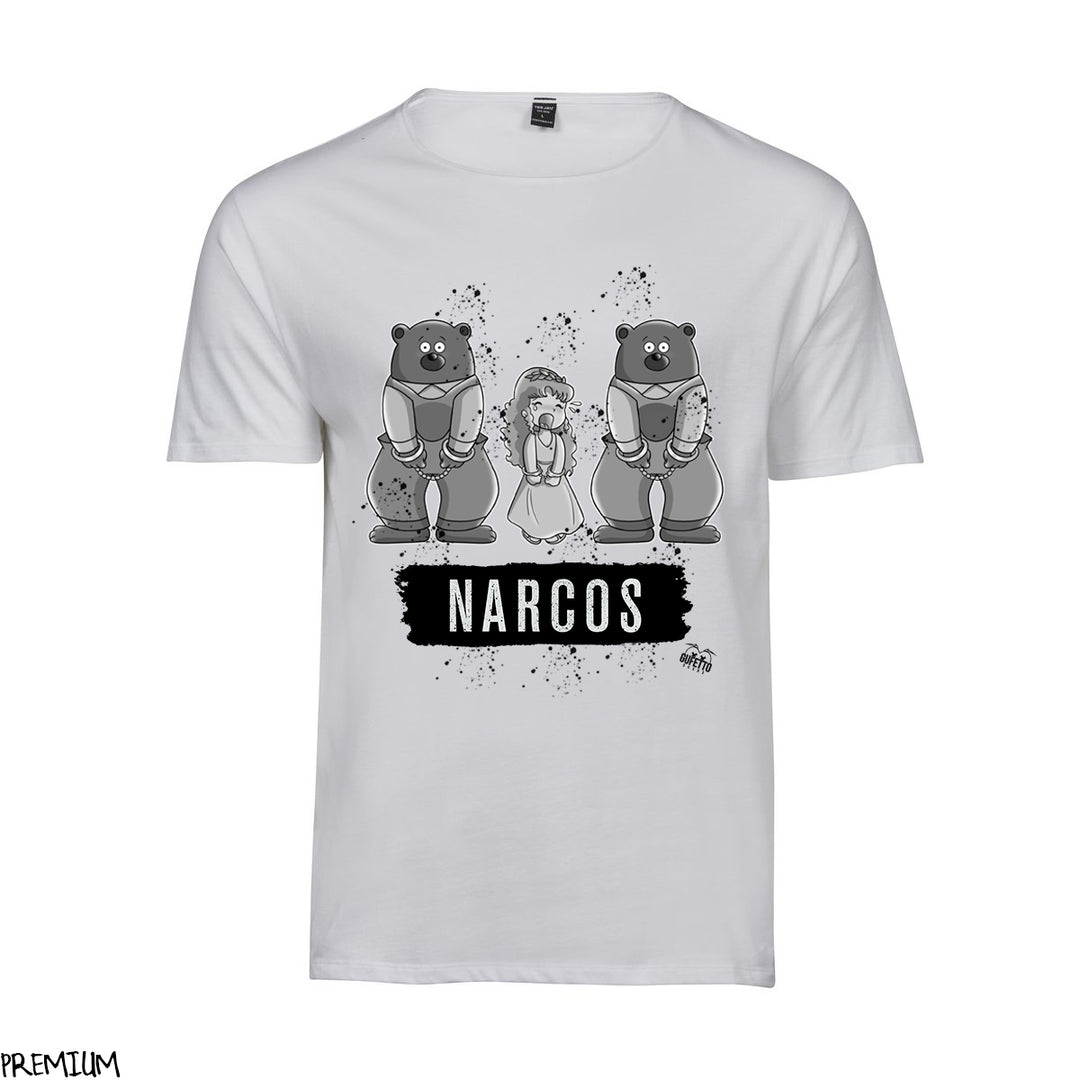 T-shirt Donna  NARCOS ( T732 ) - Gufetto Brand 