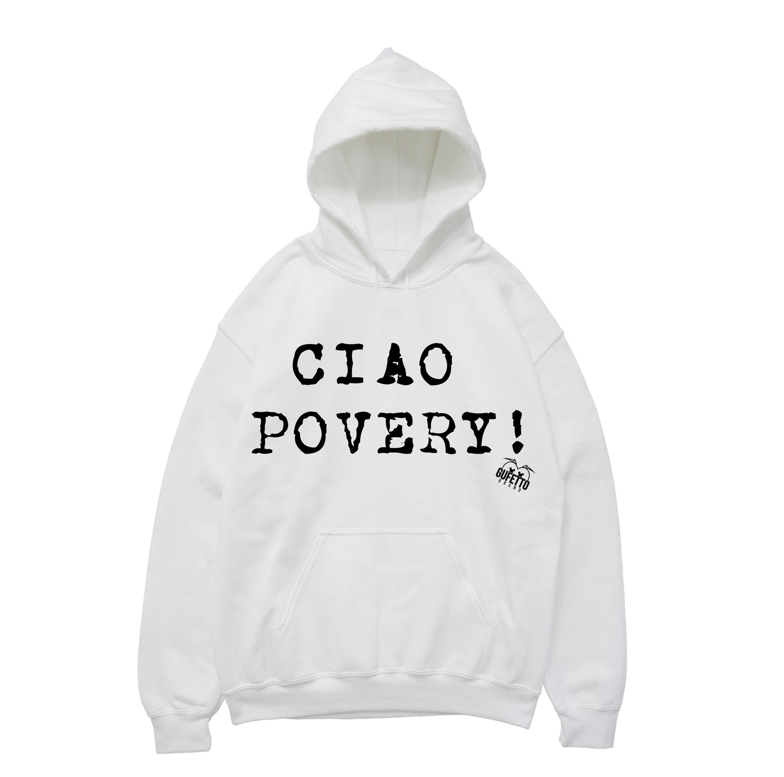 Felpa uomo Ciao Povery - Gufetto Brand 
