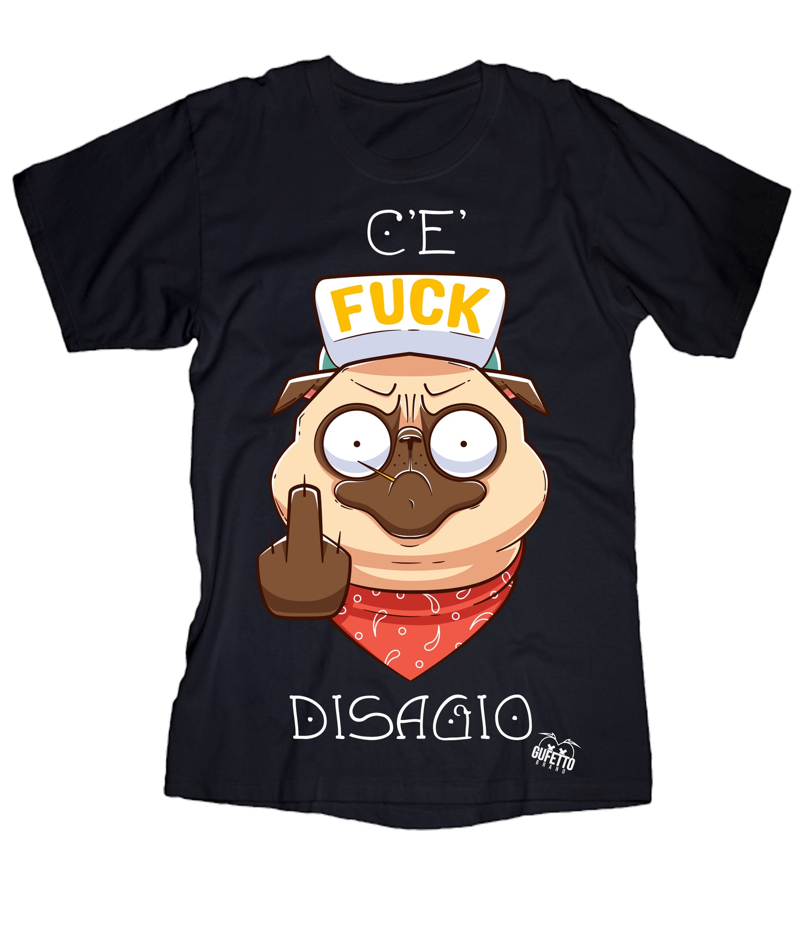 T-shirt Donna Disagio ( V378 ) - Gufetto Brand 