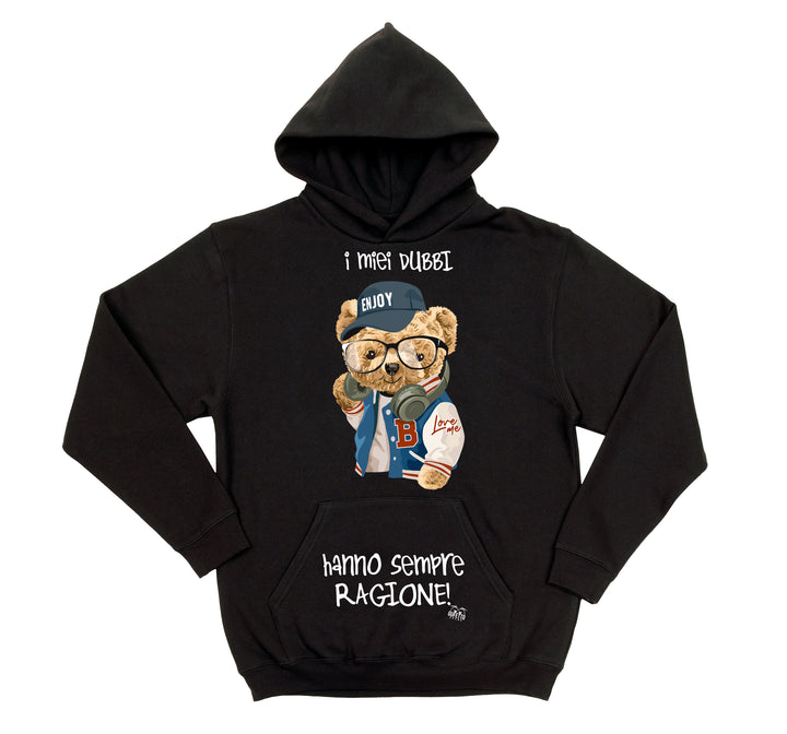 Felpa donna  Dubbi ( C283 ) - Gufetto Brand 