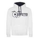 Felpa Donna/Uomo Uniform Bianca B - Gufetto Brand 