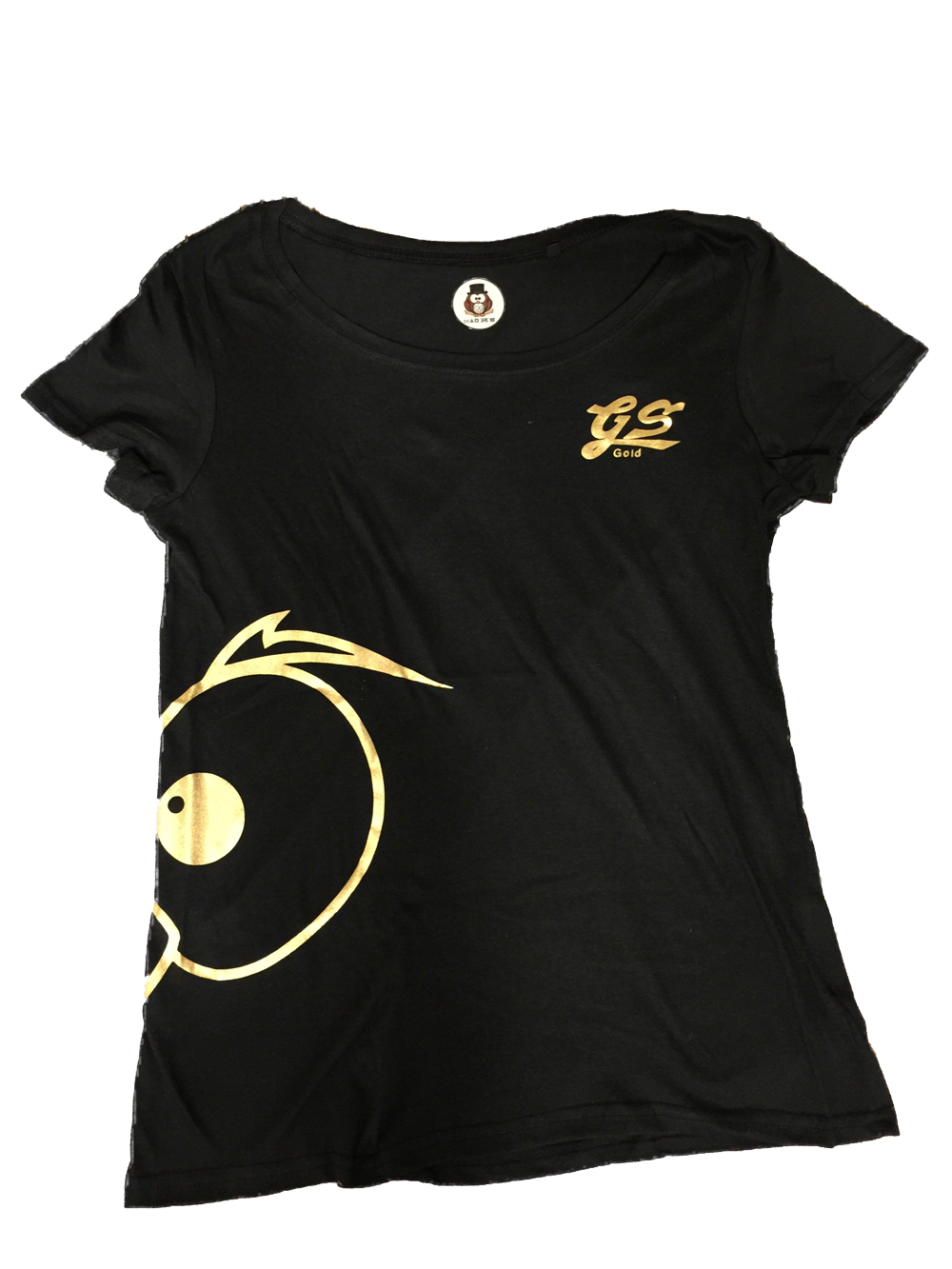 T-shirt Luxury One Uomo Occhi oro - Gufetto Brand 