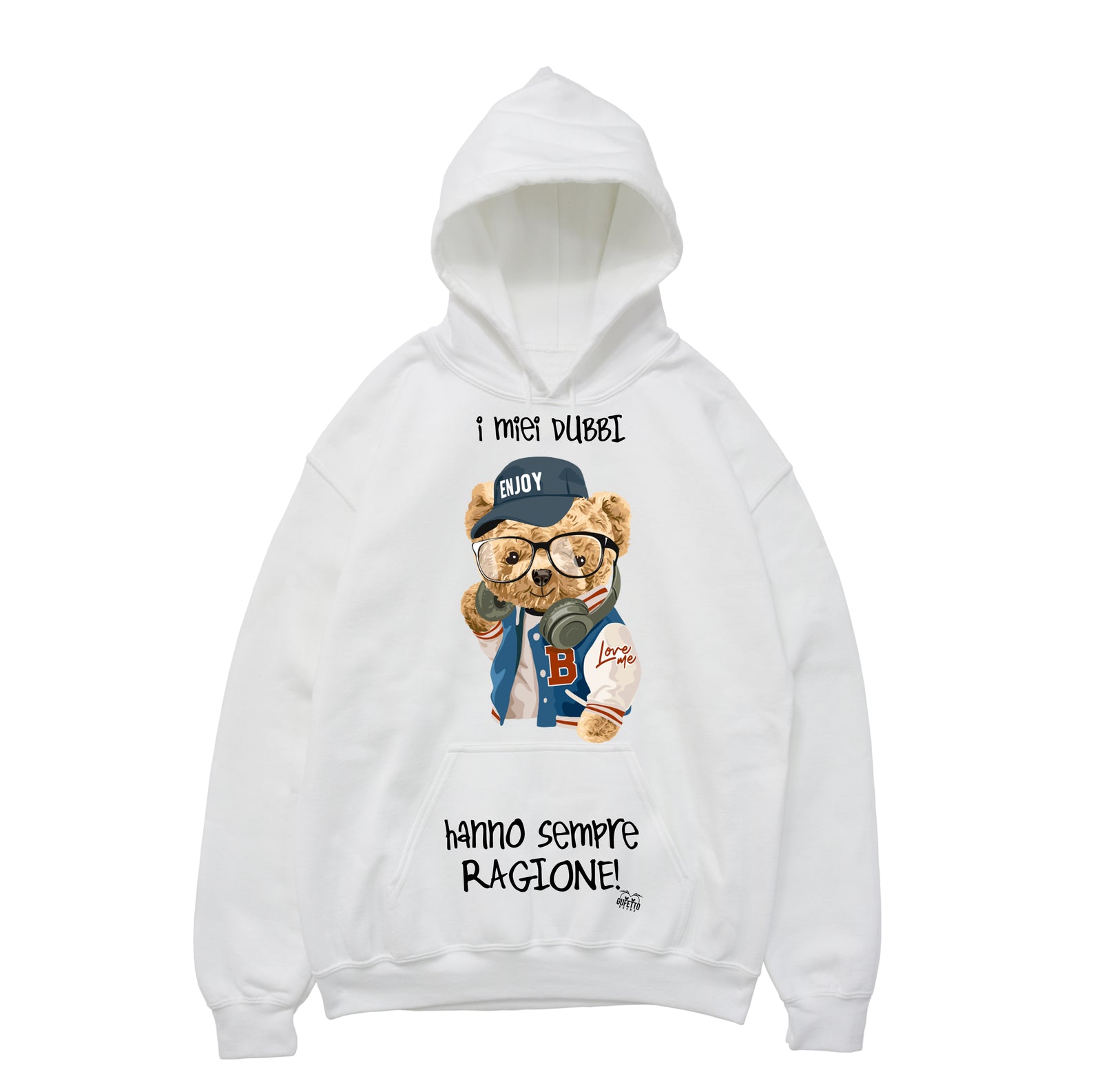 Felpa uomo  Dubbi ( C283 ) - Gufetto Brand 