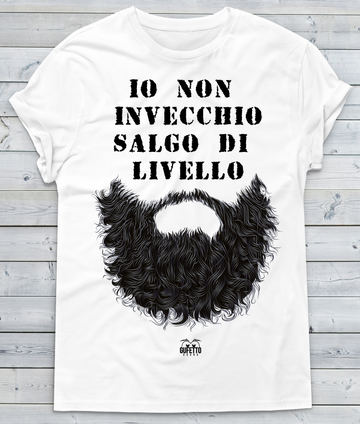 T-shirt Uomo Non Invecchio Barba
