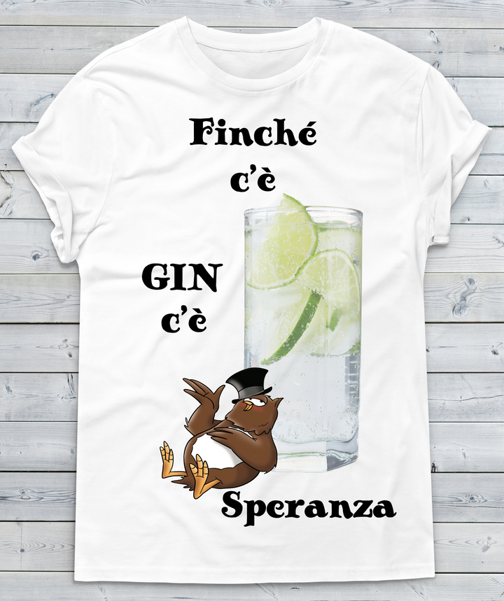 T-shirt Donna GIN - Gufetto Brand 