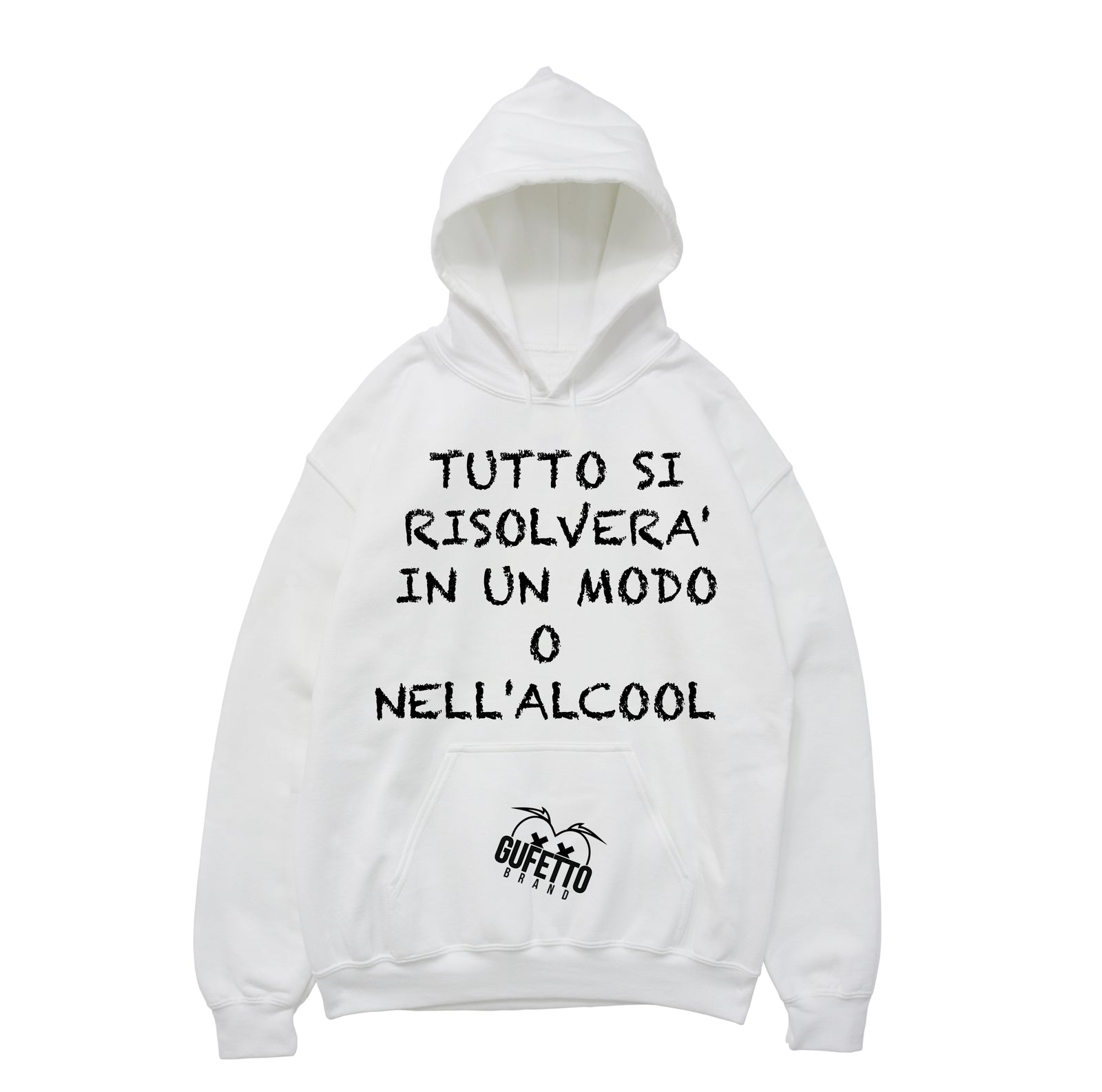 Felpa uomo  TUTTO ( K204 ) - Gufetto Brand 