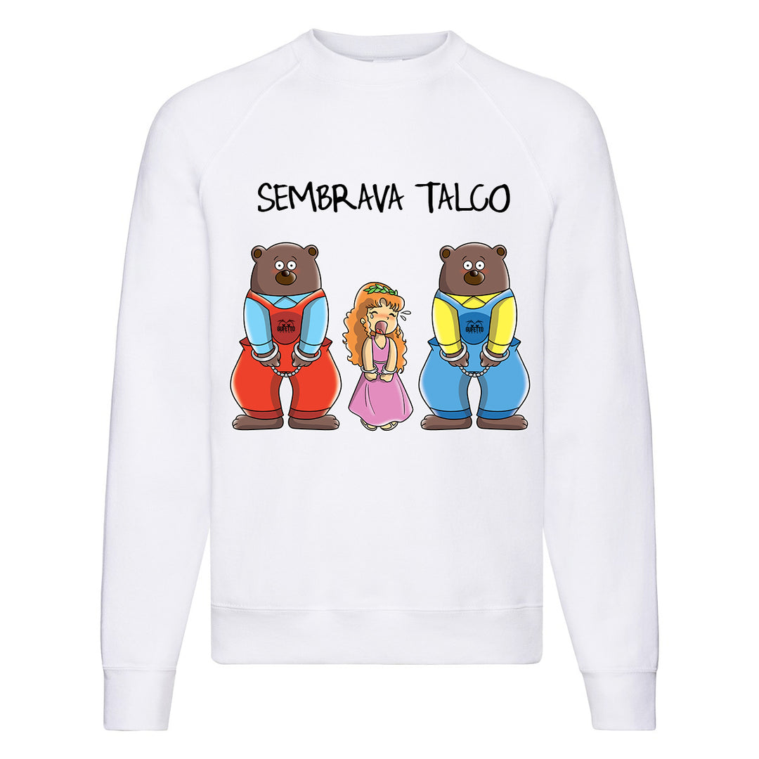 Felpa Classic  Uomo Donna Sembrava Talco ( X650 ) - Gufetto Brand 