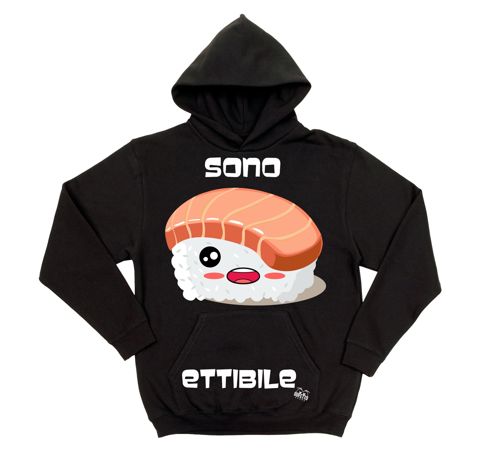 Felpa donna SUSHI ( J832 ) - Gufetto Brand 