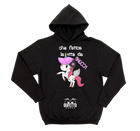 Felpa donna Gnocca Unicorn - Gufetto Brand 