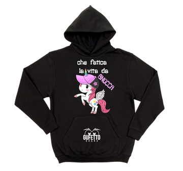 Felpa donna Gnocca Unicorn