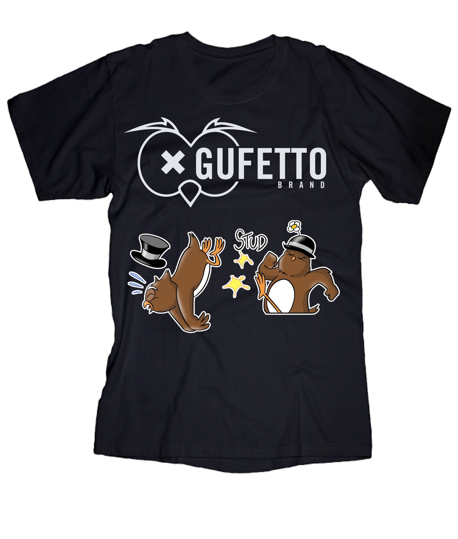 T-shirt Donna Gufetto Brand Gufo e Gufetta Edition - Gufetto Brand 