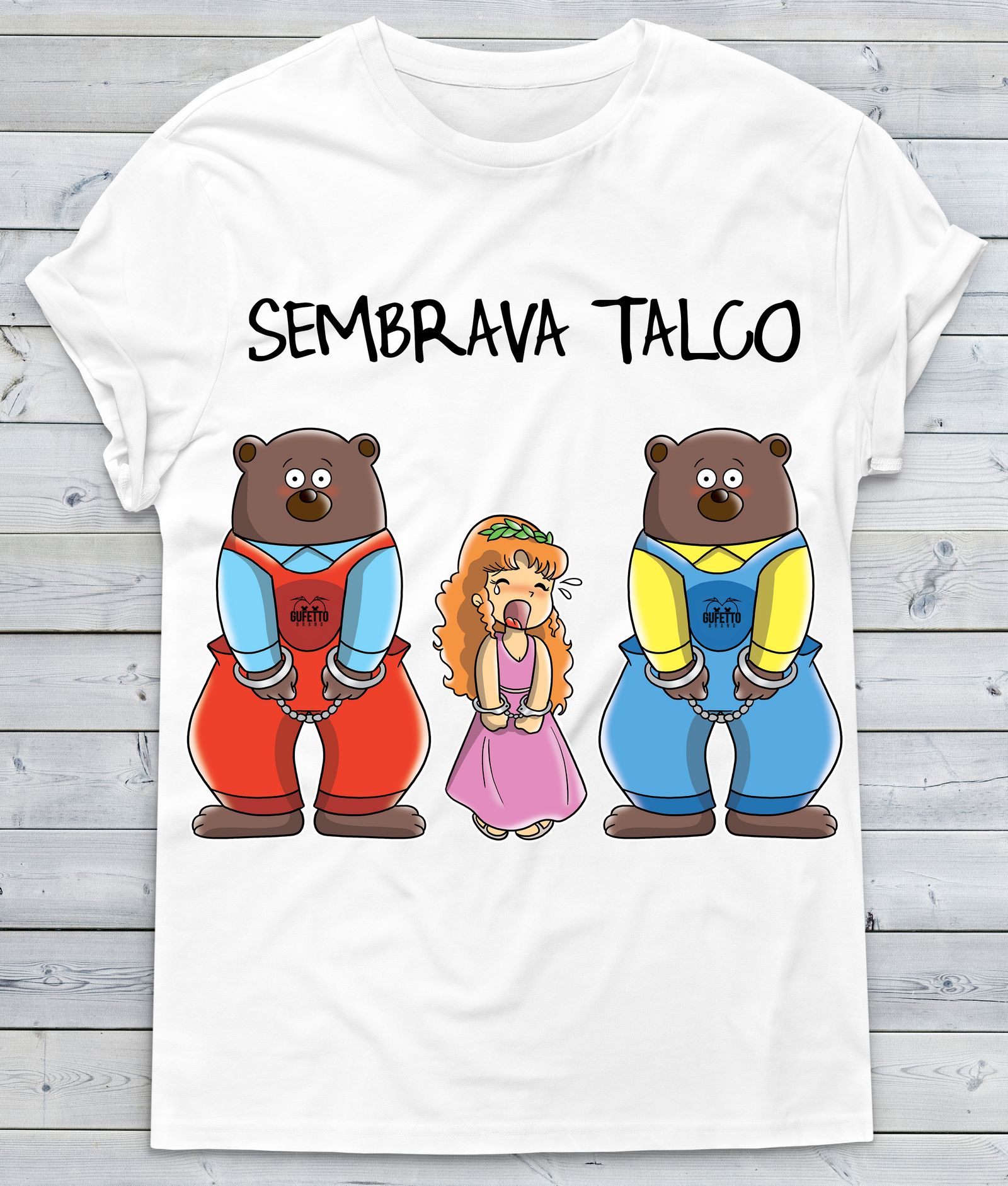 T-shirt Uomo Sembrava Talco ( X650 ) - Gufetto Brand 