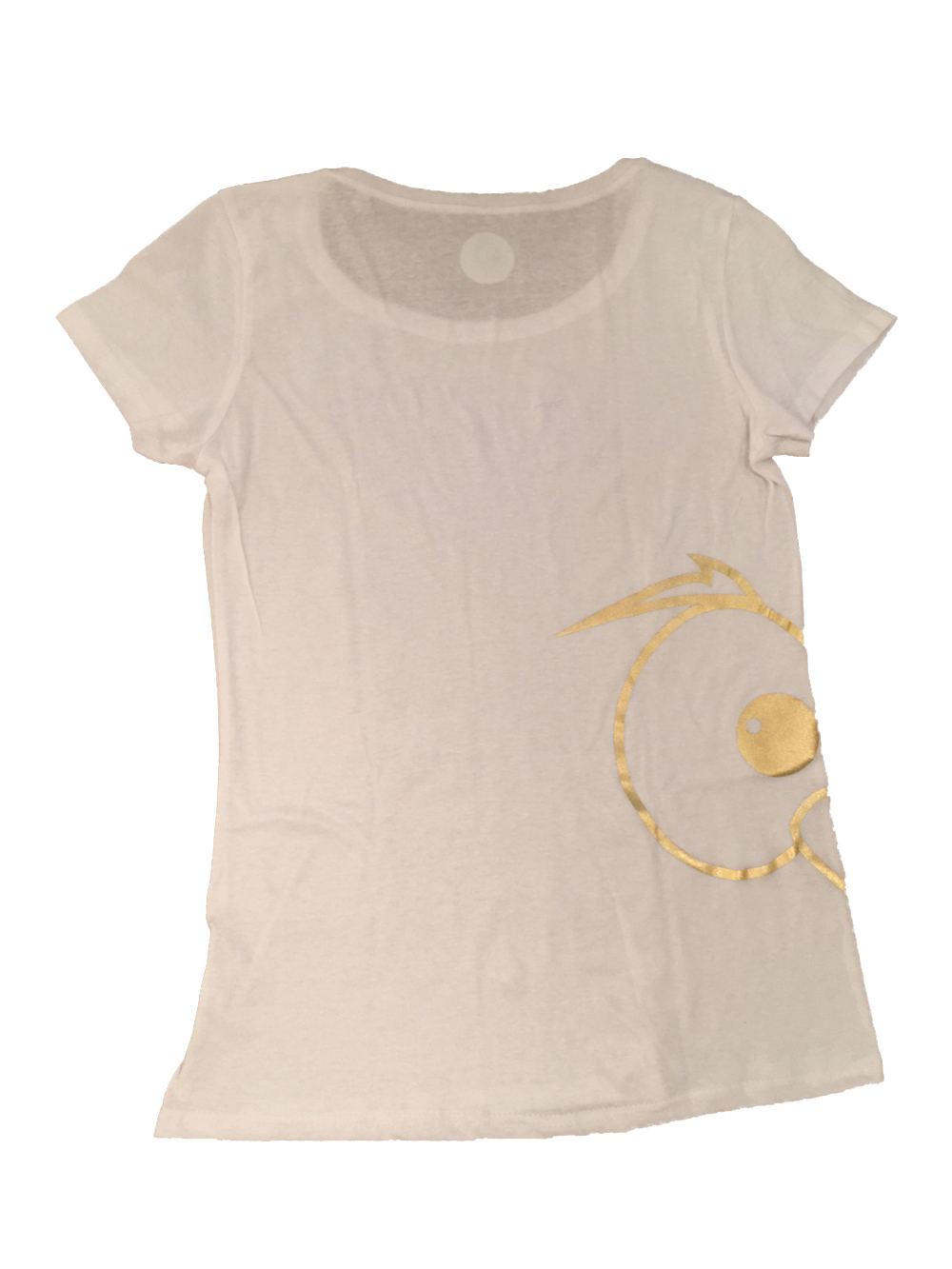 T-shirt Luxury One Donna Occhi oro - Gufetto Brand 