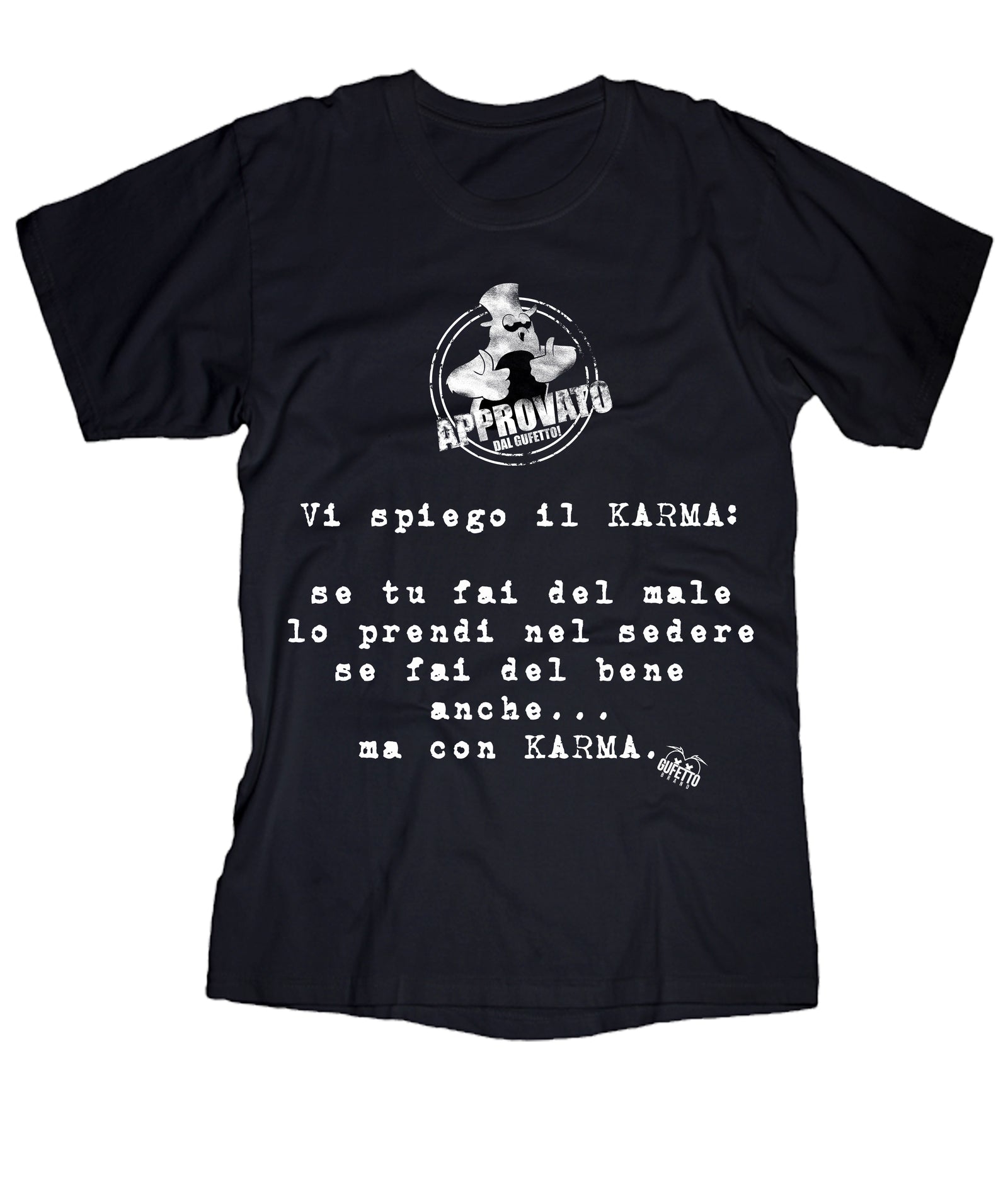 T-shirt Uomo KARMA ( I490 ) - Gufetto Brand 