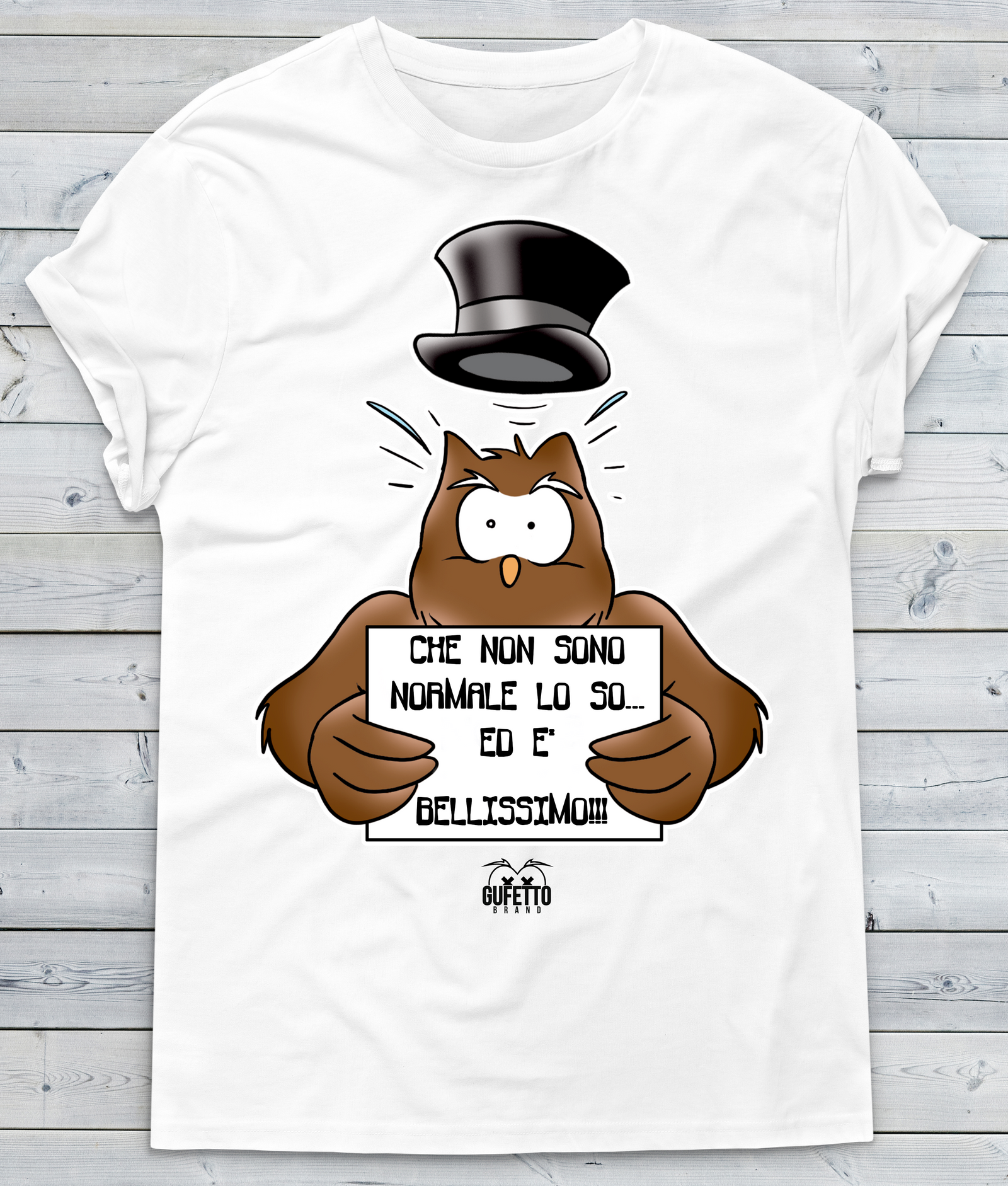 T-shirt Donna Cartello - Gufetto Brand 