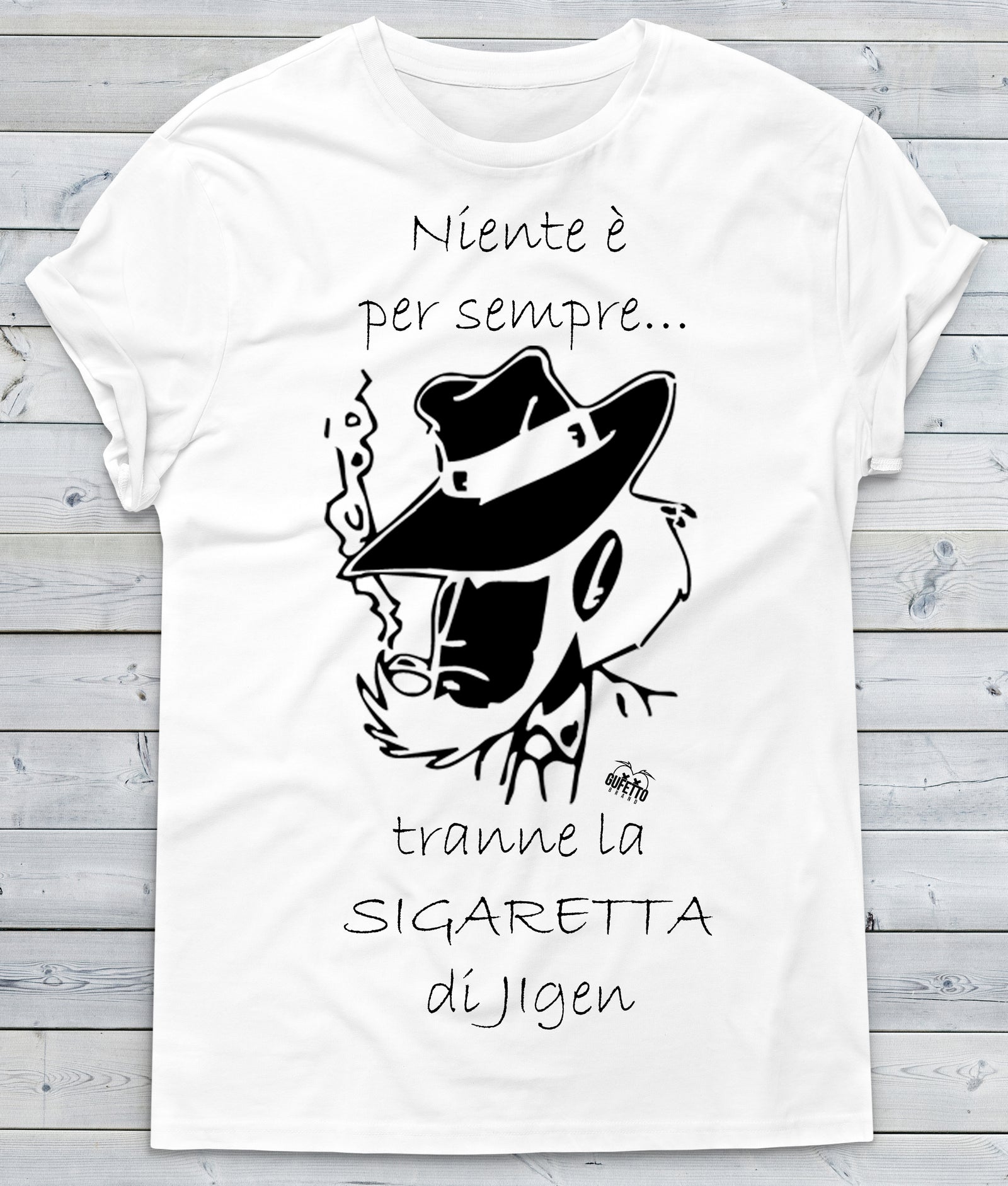 T-shirt Uomo Niente è per Sempre - Gufetto Brand 