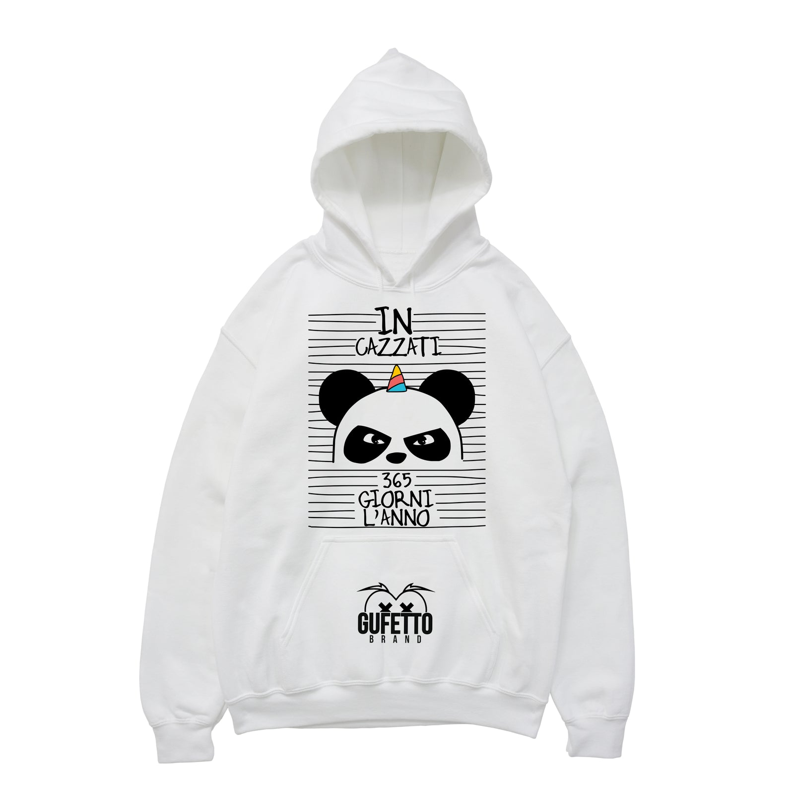 Felpa donna INCAZZATI ( S953 ) - Gufetto Brand 