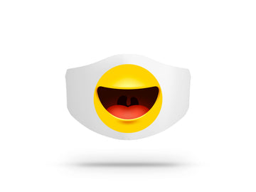 Mascherina in cotone Uomo Donna Emoji 7 ( H7319 )