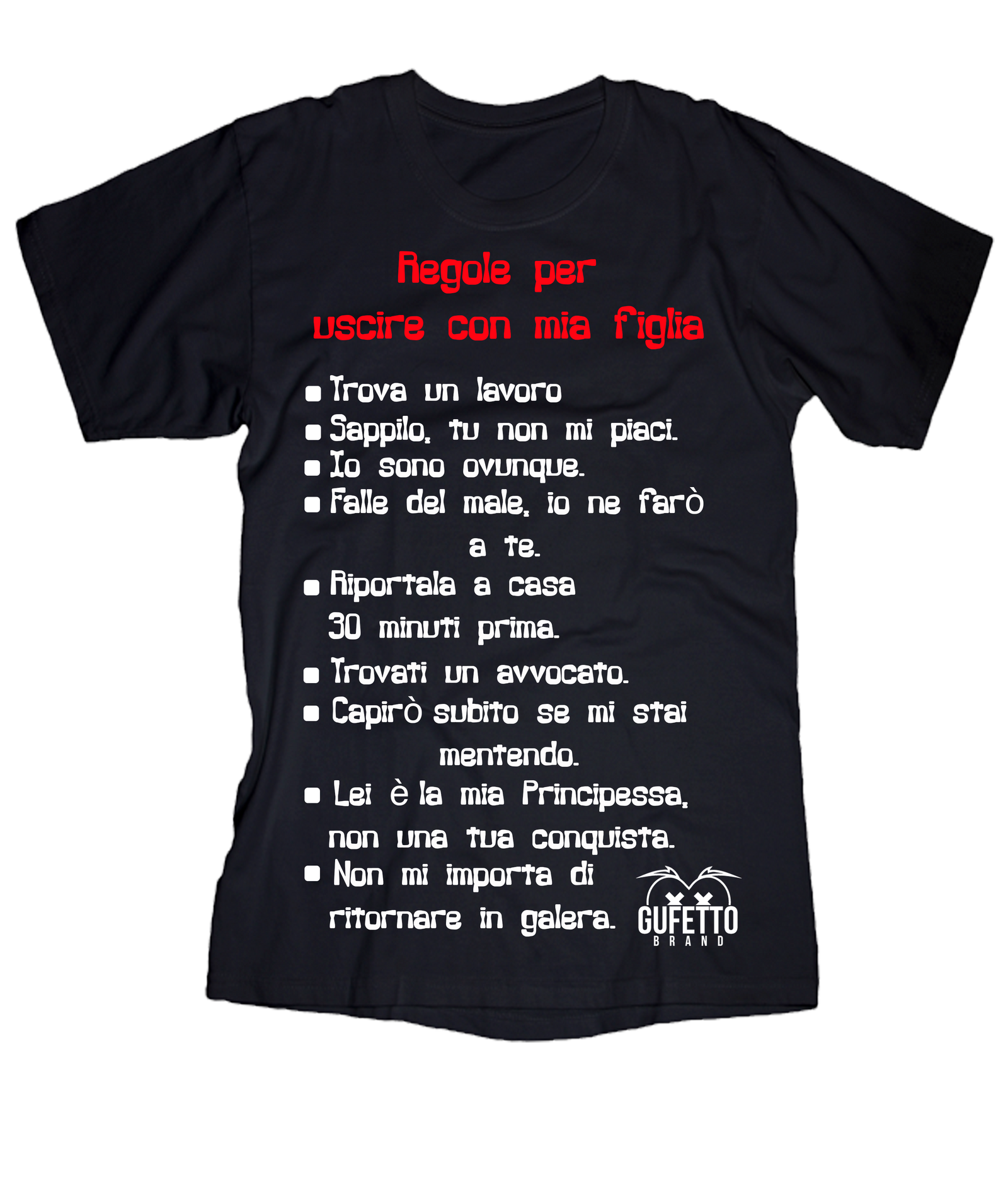 T-shirt Donna Regole - Gufetto Brand 