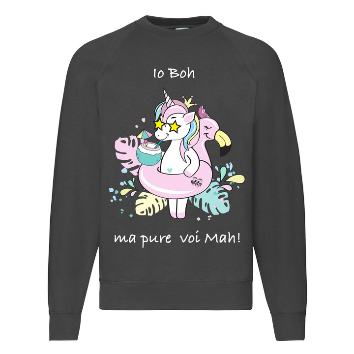 Felpa Classic Donna Io Boh  ( A296 ) - Gufetto Brand 