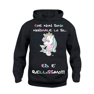 Felpa donna Unicorn Che non sono Normale