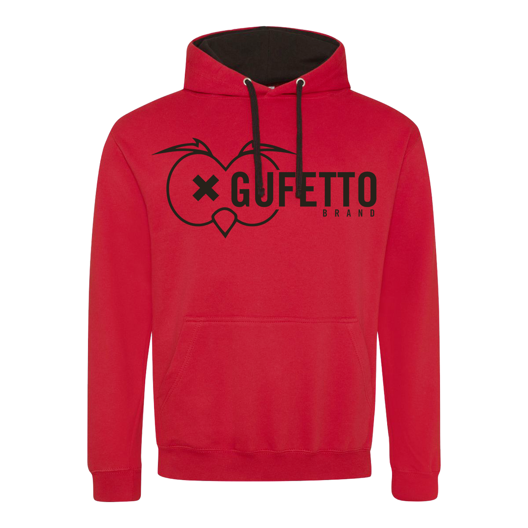 Felpa Donna/Uomo Uniform Rossa B - Gufetto Brand 