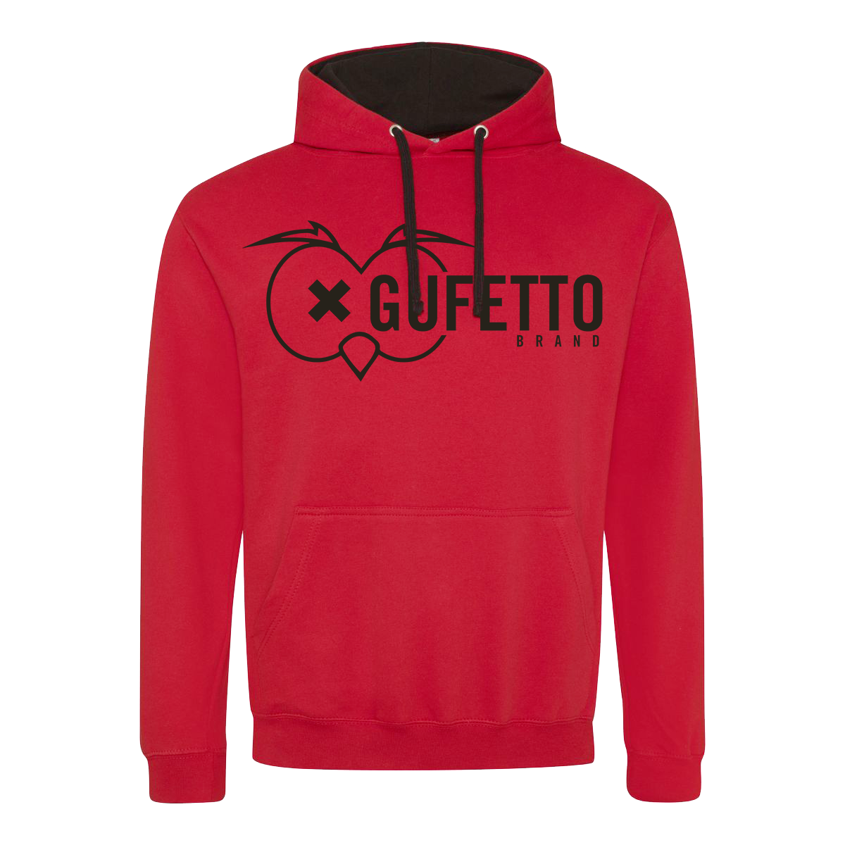 Felpa Donna/Uomo Uniform Rossa B - Gufetto Brand 