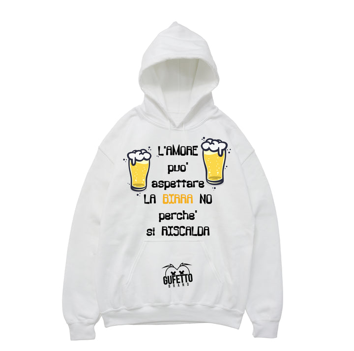 Felpa donna Birra ( L732 ) - Gufetto Brand 