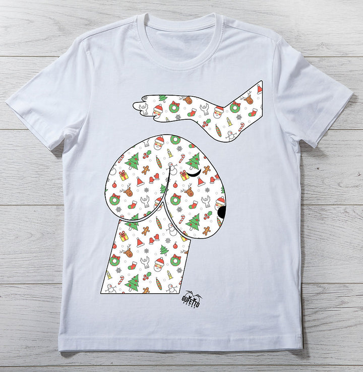 T-shirt Uomo IL MIO CAXXO DI NATALE ( N49563 ) - Gufetto Brand 