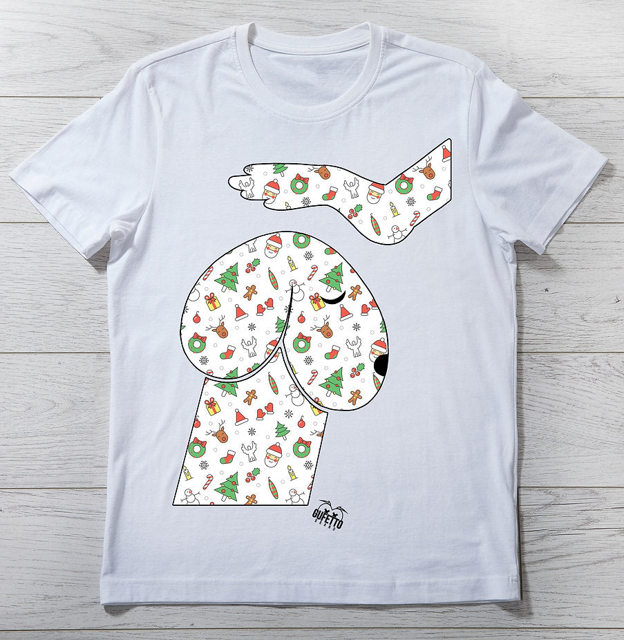T-shirt Donna IL MIO CAXXO DI NATALE ( N49563 ) - Gufetto Brand 