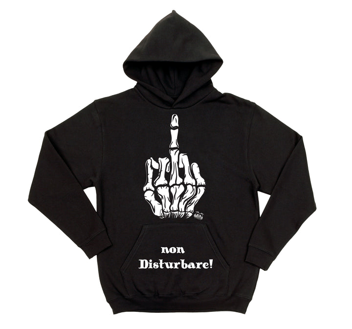 Felpa uomo  Non Disturbare ( Q957 ) - Gufetto Brand 