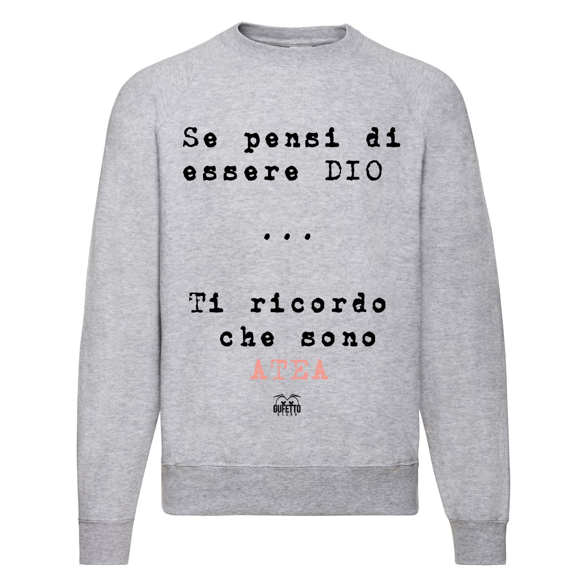 Felpa Classic Donna ATEA ( L082 ) - Gufetto Brand 